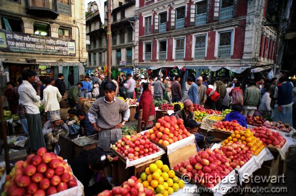 Kathmandu Fruit Vendor